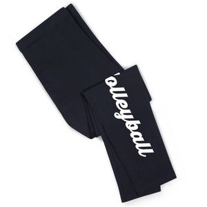 Chalktalk Sports Volleyball Leggings Glitter